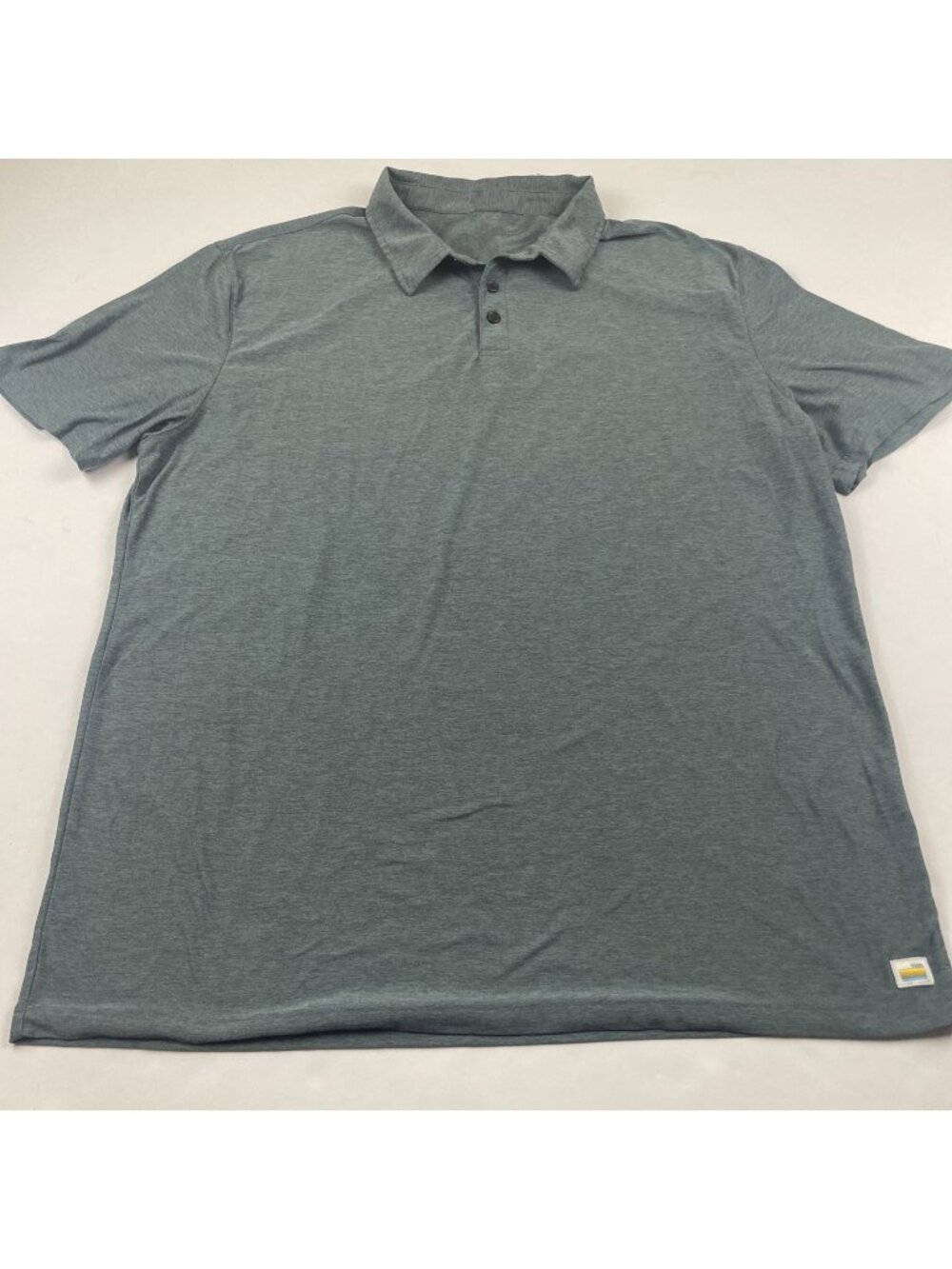 Vuori Strato Tech Polo Shirt Men’s XL Stretch Performance Gray Active Stretch